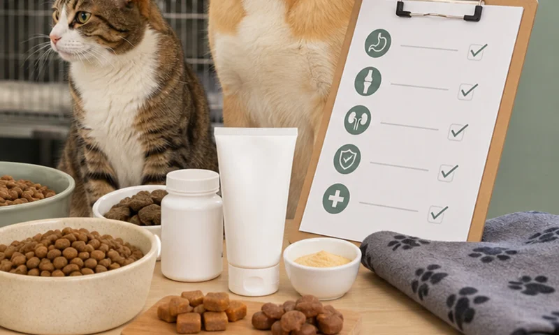 Trockenfutter, Musterverpackungen und Checkliste für deutsche Tierfutter Käufer